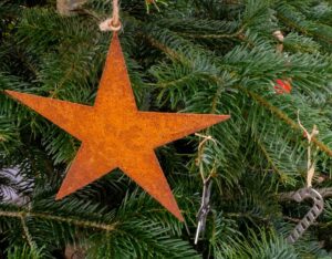 Décoration en métal pour sapin de Noël