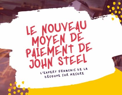Le paiement 3 x sans frais est arrivé chez John Steel