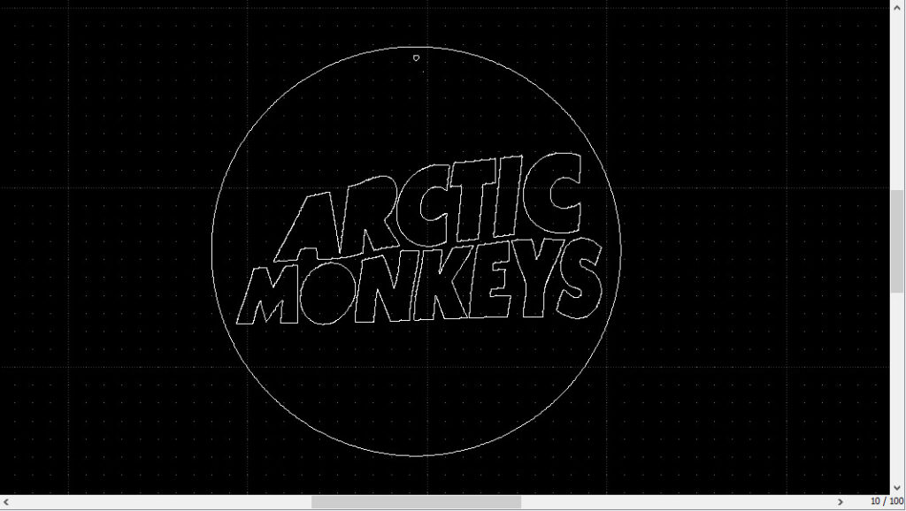 DXF-Bild-Arctic-Monkeys-Logo