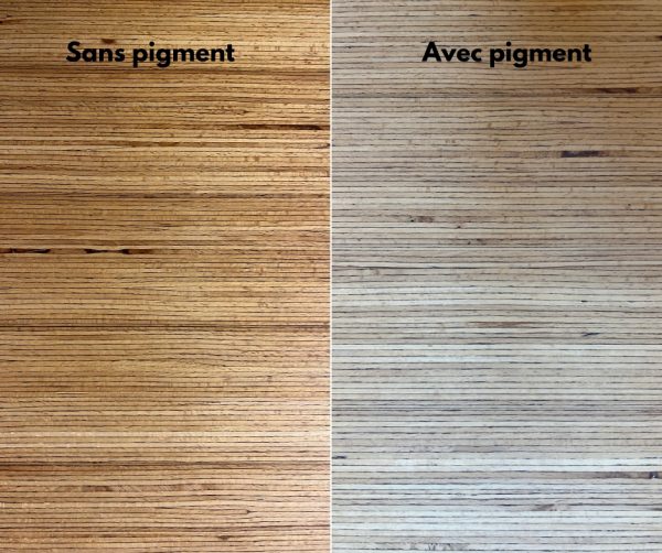 Avec -sans pigment