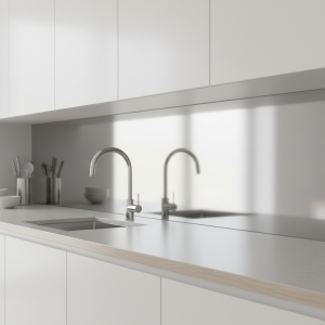 Utilisation de l'inox miroir